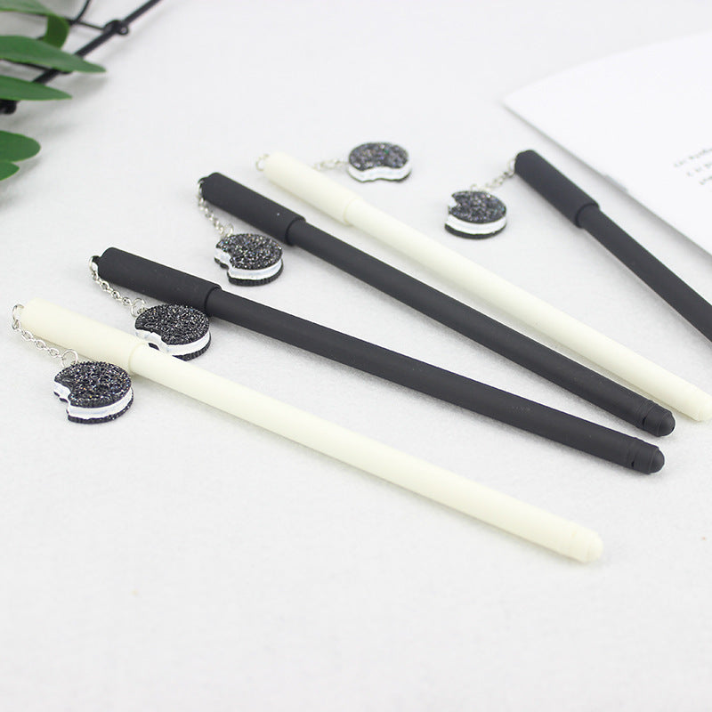 Pendant Gel Pen Student Creativity Popular Black And White