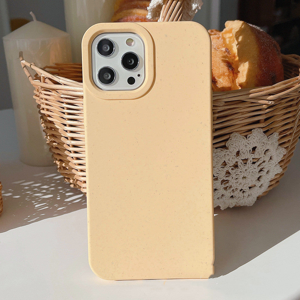 Fully Degradable Phone Case Suitable For Apple IPhone 14 Pro Max Wheat Straw Protective Case