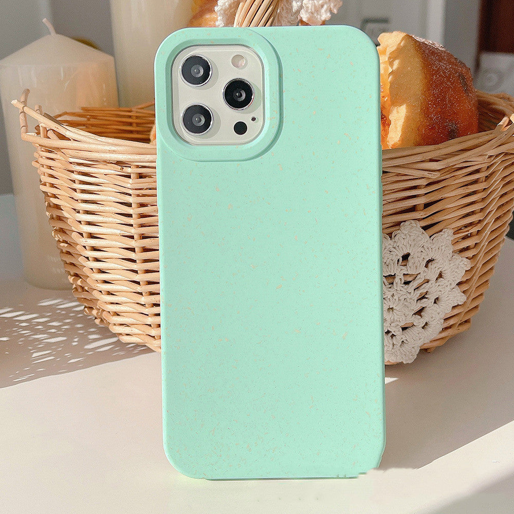 Fully Degradable Phone Case Suitable For Apple IPhone 14 Pro Max Wheat Straw Protective Case