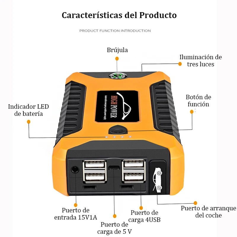 HIGH POWER ARRANCADOR  DE COCHE